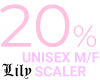 20% M/F Full Body Scaler
