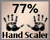 Hand Scale 77% F