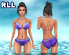 Purple RLL Thick Bikini