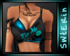 !E! Teal Kiss Me Top