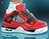 Retro 4s Sneakers Red
