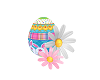 Easter Egg & Flowers