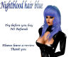 Nightblood hair blue