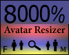 Any Avatar Size,8000%
