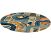 Tropical area rug 03