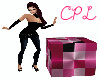 Pink Cube Model Poses