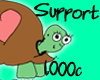 |P| Support - 1,000c