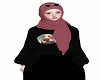 kaos muslimah hitam