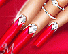 🎄Miss Santa Red Nails