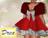 ❆Red/SilvSparkle Dress