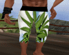 Green Leaf Beach Pants
