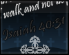 †E { Isaiah 40:31 }