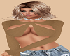 Beige  n Sassy Top