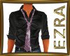 (EZ)Black shirt & tie