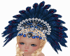 Blue Feather Headress