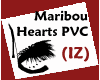 (IZ) Maribou Hearts PVC