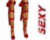 Red Ribbon Boots