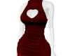 Kawaii Heart Dress Red