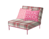 Pink Plaid Chair