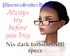 Nix dark tortoiseshell