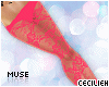 ! pink lace tights MUSE