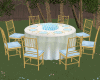 TX Baby Blue/Gold Table