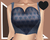 0123 Cute Denim Heart