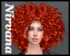 Red Sexy Afro Hairstyle