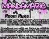 Mandas room rules