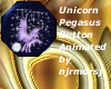 Unicorn Pegasus Button