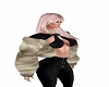 cream faux fur jacket