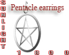 pentacle earrings