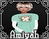 Mint Kitty K Shirt