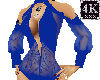 4K Sexy Blue Bodysuit