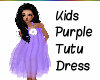 Kids Purple Tutu Dress