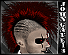 - Red Punky Mohawk -