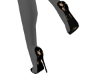 *YSL B/Gold Heels