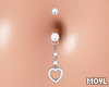 Heart Belly Piercing