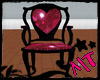 Pink Sparkle Heart Chair