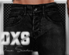 DXS Black Leather Skinny