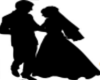 Wedding silhouette