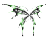 [S]Green Blk Fairy Wings