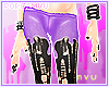   . purple dRIP leggings