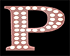 P Pink Letter Neon
