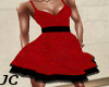 JC~Red Party Dress