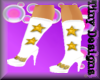 *T Star Boots W/Gold