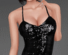 Sequin Mini Dress Black
