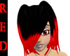 [RED] Blk/Red Combo Hair