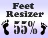 Feet Resizer 55%