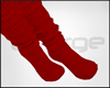 Long Woollen Socks Red !
